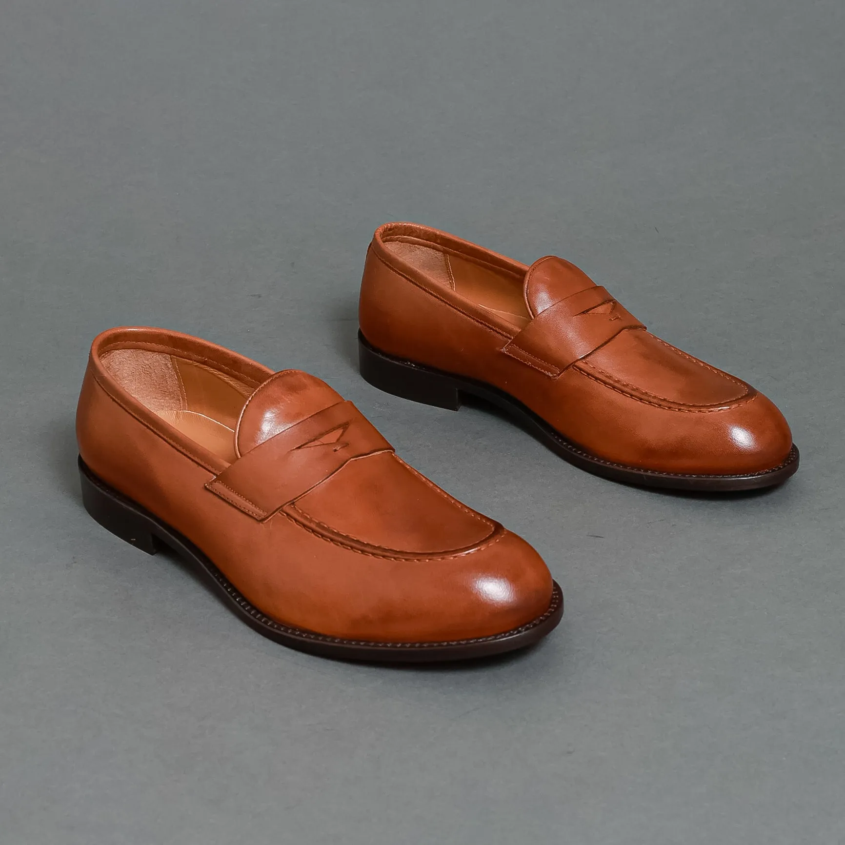 103-03 Cognac Socks For Dress Shoes