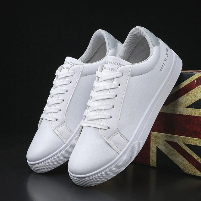 2019 Spring White Shoes Men Casual Shoes Male Sneakers Cool Street Men Shoes Brand Man Footwear KA793 White Basketball Shoes With Pink