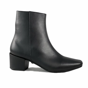 'Jacqui' vegan-leather ankle boot by Zette Shoes - black Cowboy Boots Austin Tx