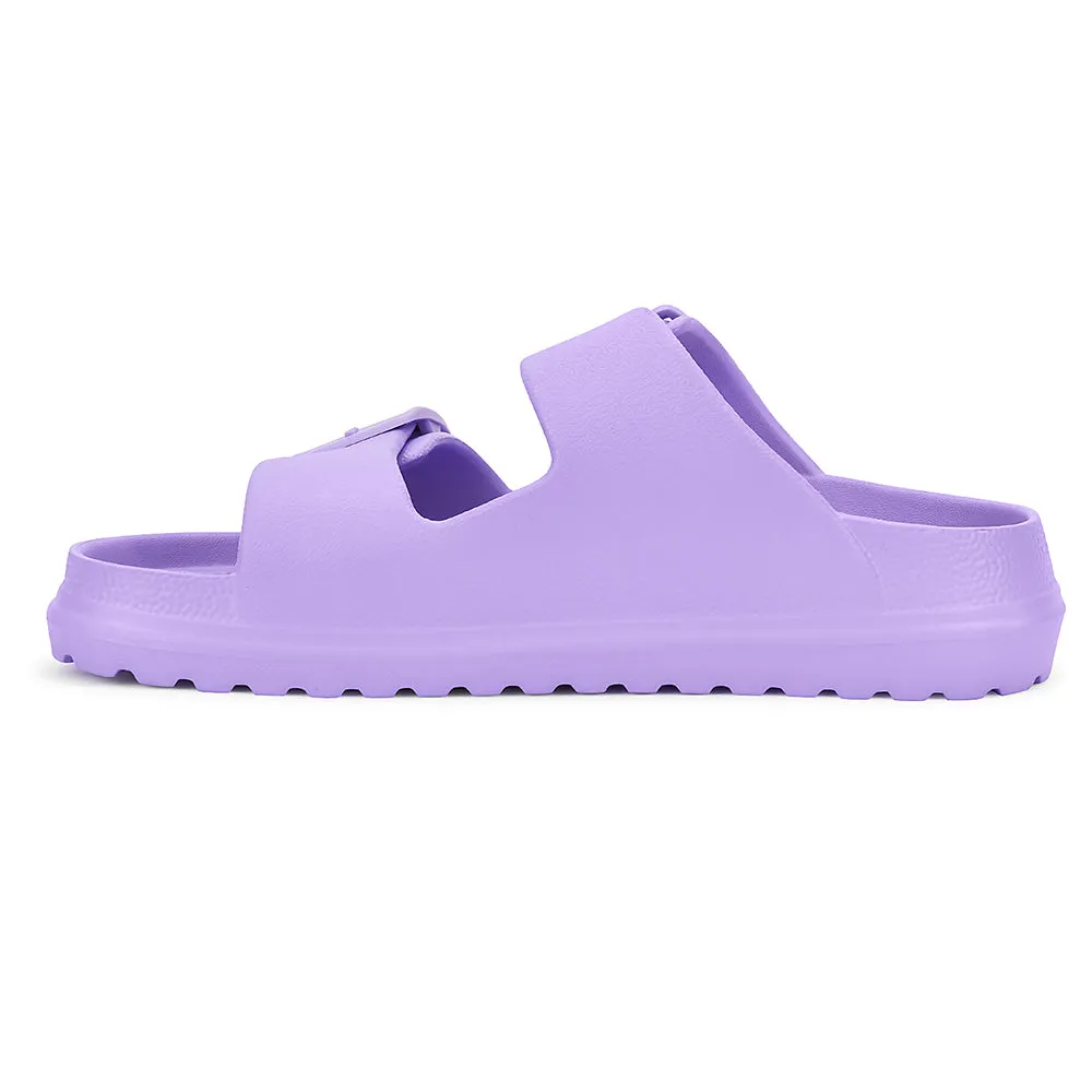 Sandals And Espadrilles A-HA Purple Casual Flat Sandal For Women EASYPRO By Liberty