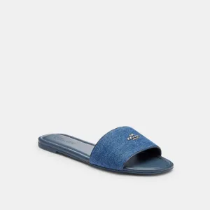 Peyton Sandals Coach Slide Sandal Denim
