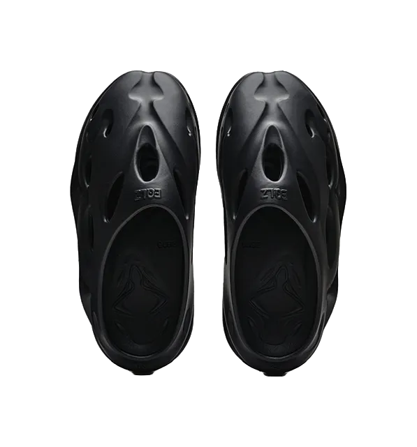 Floppy Slippers EQLZ EQUALIZER 1100 Slide Slippers Unisex Black Panther