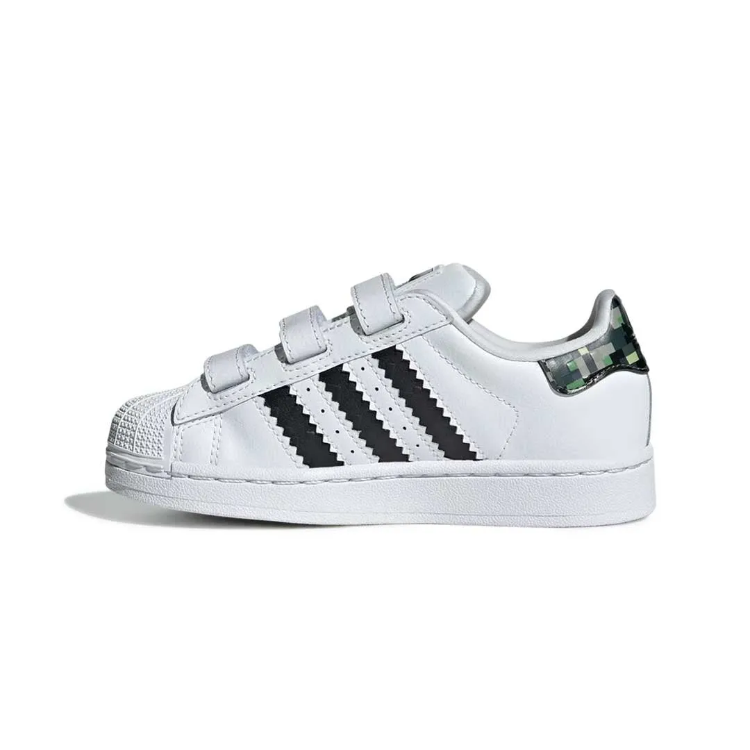 adidas - Kids' (Preschool) adidas Superstar II x Minecraft Comfort Closure Shoes (JQ8748) Japan Adidas Shoes
