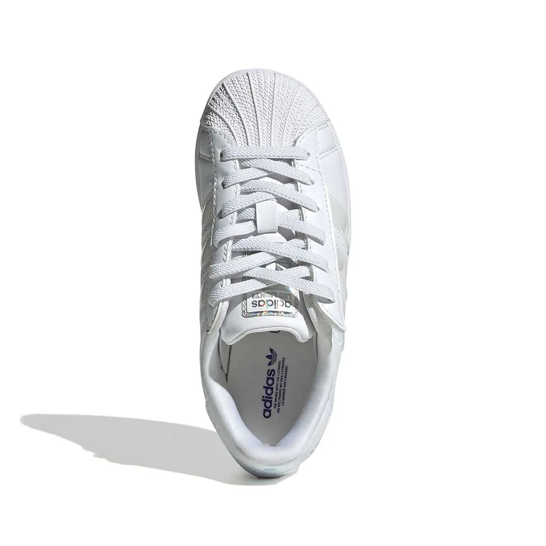 Retro Adidas Running Shoes adidas - Kids' (Preschool) Superstar LED Lights Comfort Closure Elastic Lace Shoes (JQ6419)