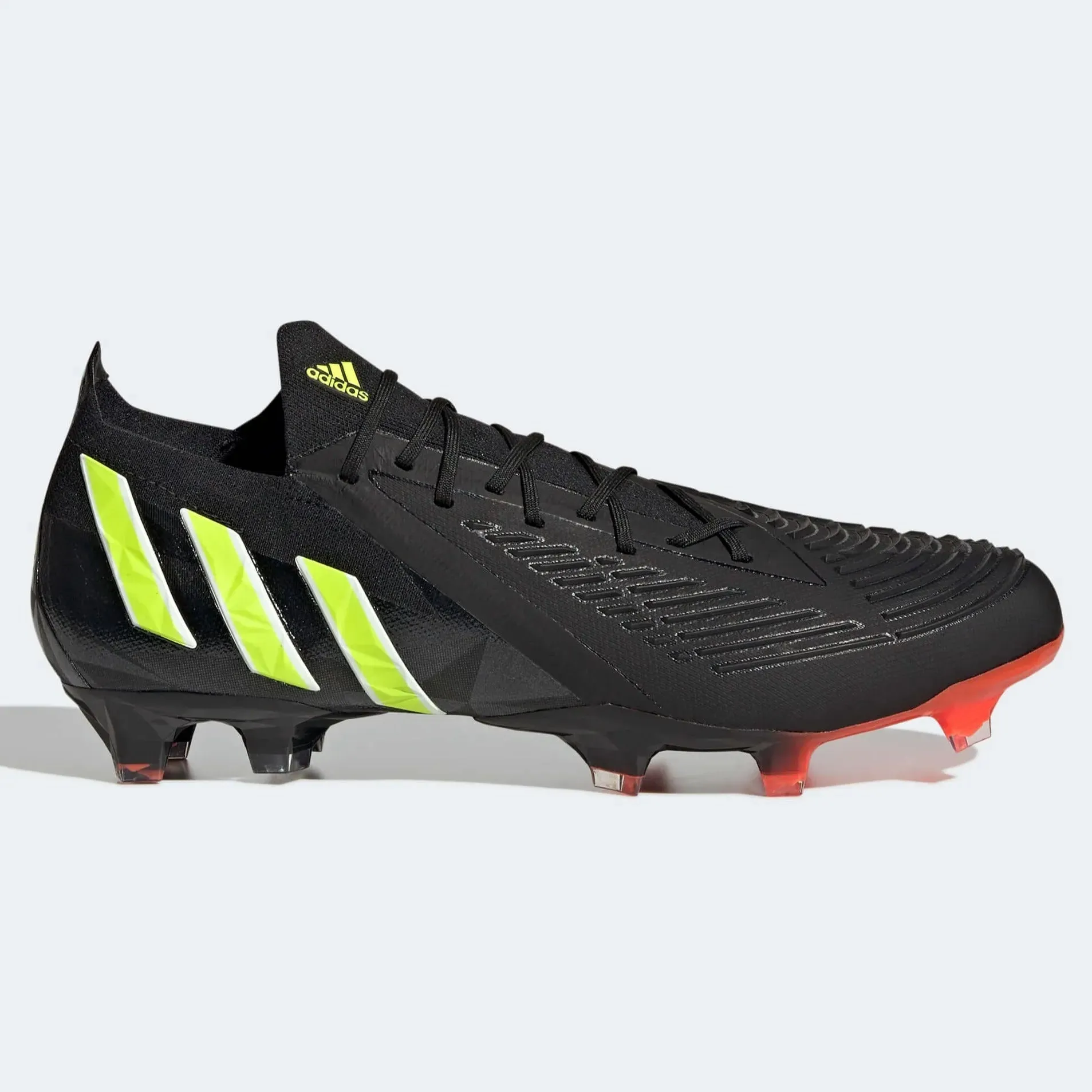 adidas Predator Edge .1 Low FG - Black-Solar Yellow Adidas Adizero Sydney Wrestling Shoes
