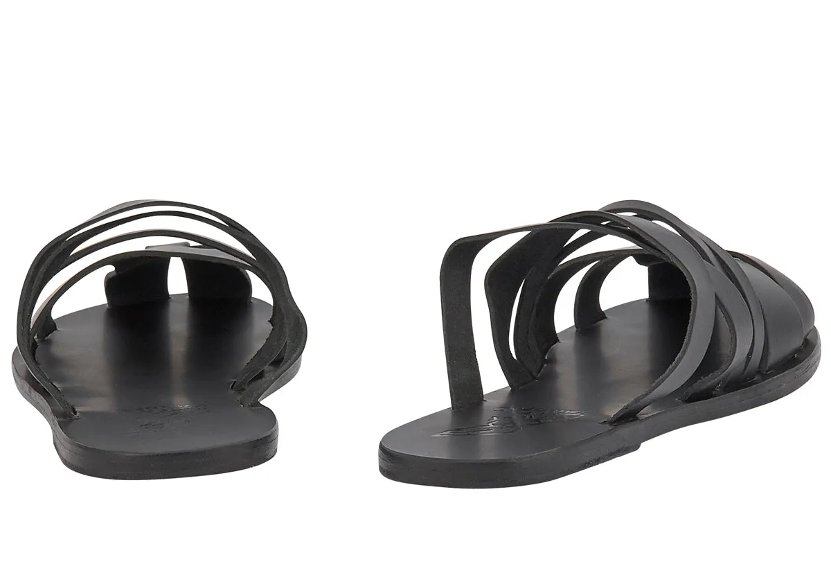 Pericles Black Cycling Sandals