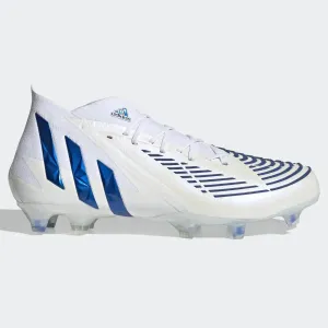 adidas Predator Edge .1 FG - White-Blue Adidas Human Race Tennis Shoes