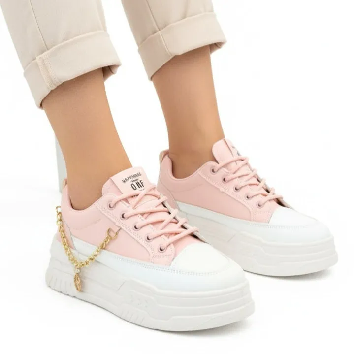 Thigh High Stockings And Heels M01006 chain shoes