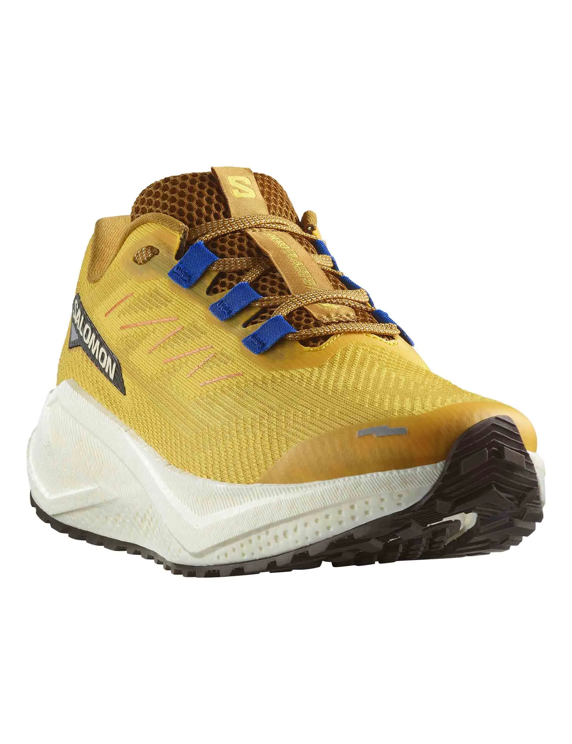 Neutral Running Shoe Aero Blaze 3 Grvl - Spicy Mustard/VanillaIce/Nautical Blue