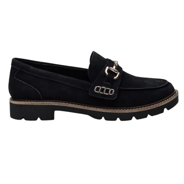 Timberland Loafers Aetrex Women's Collette Suede Black