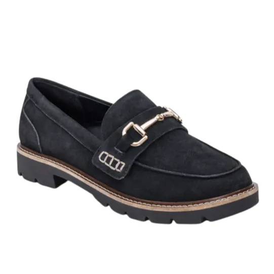 Loafers Seafood Grill Menu Aetrex Women's Collette Suede Black
