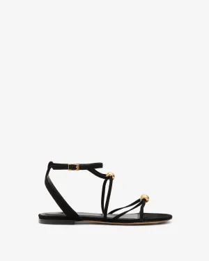 Strappy Lowdown Leather Sandals AEZA SANDALS