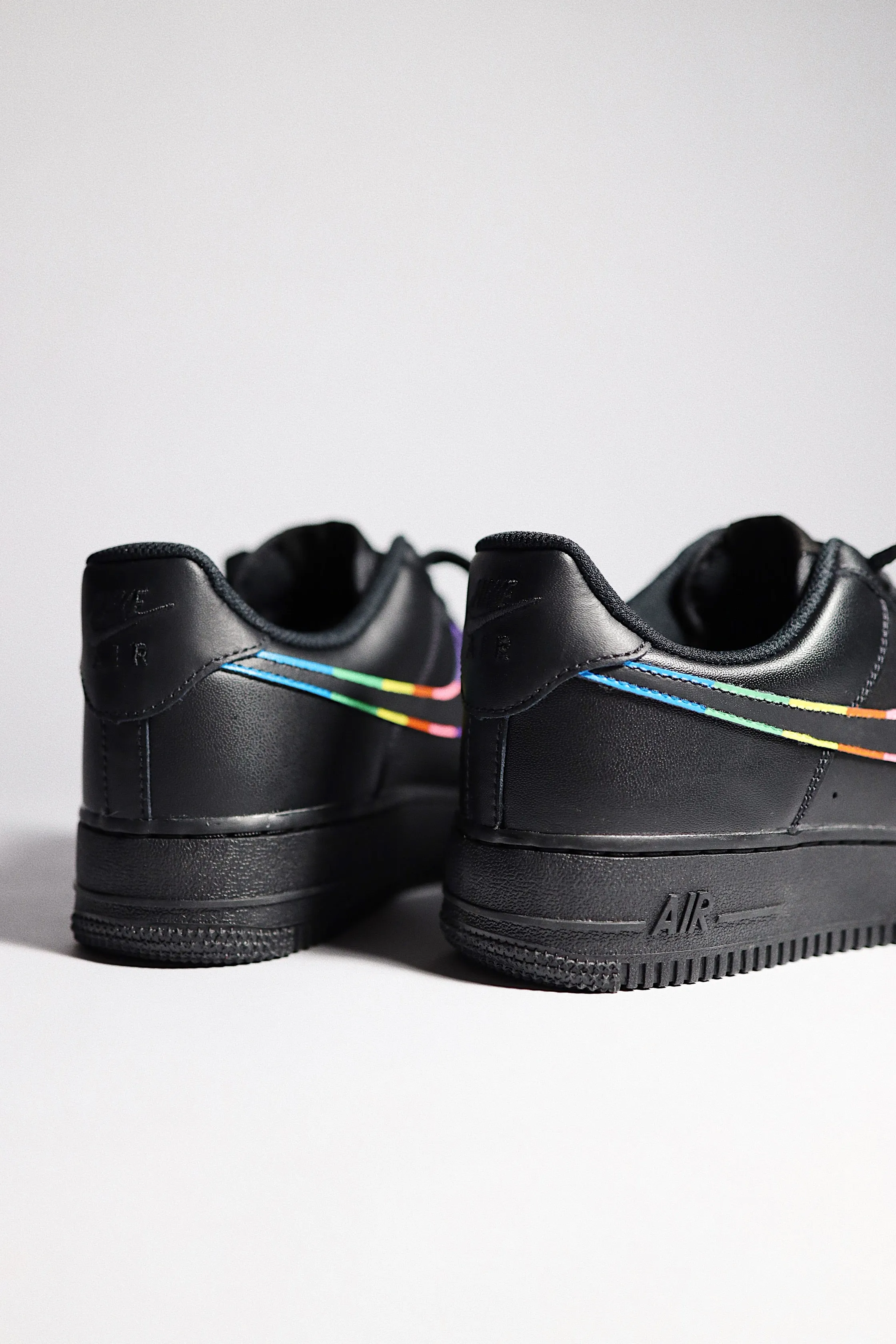 Uga Nike Shoes AF1 Rainbow Outline