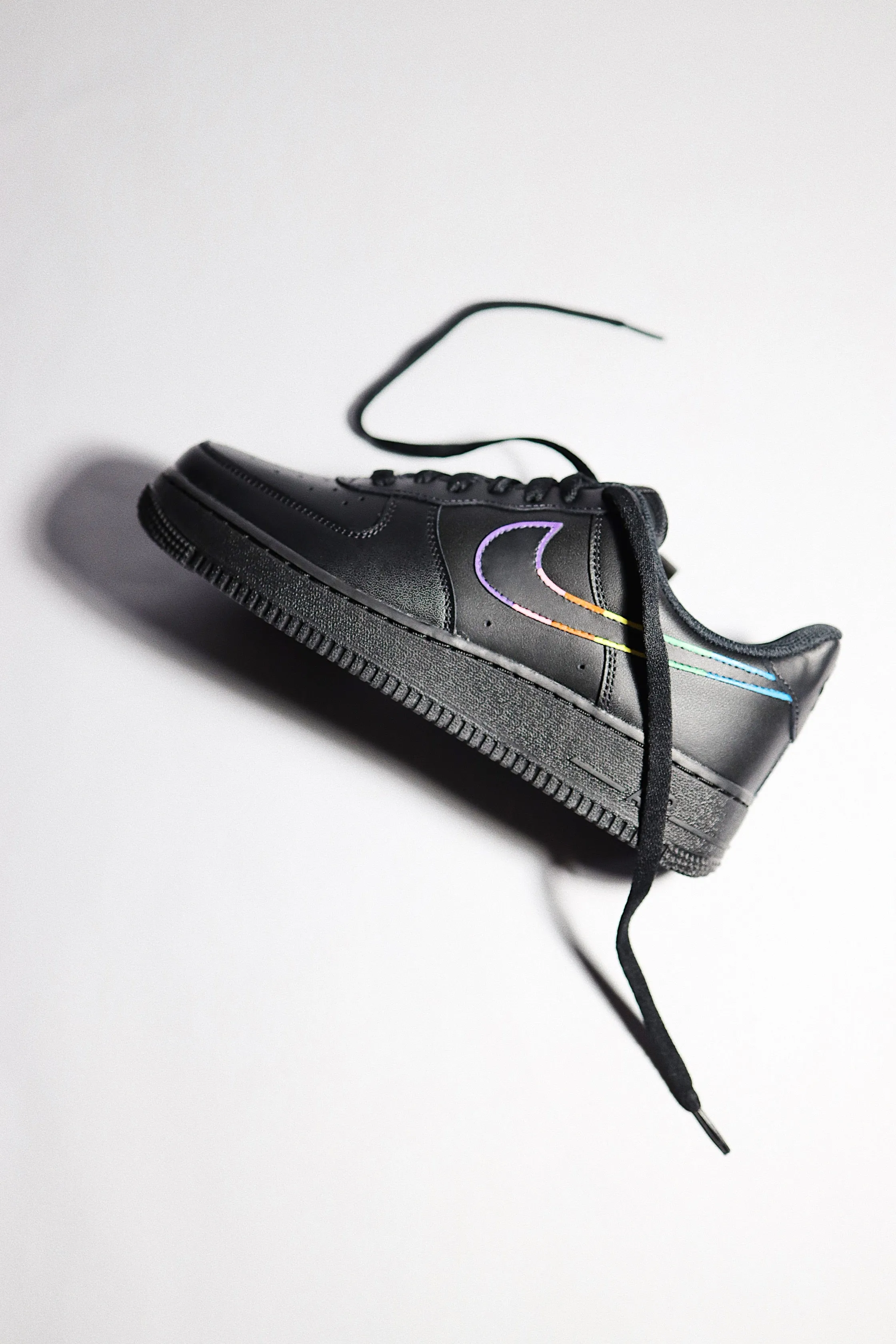 AF1 Rainbow Outline Top Nike Basketball Shoes