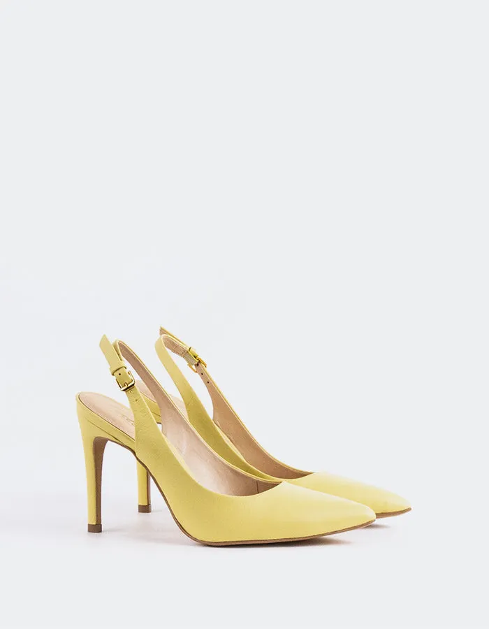 High Heels With Morisha Yellow Leather