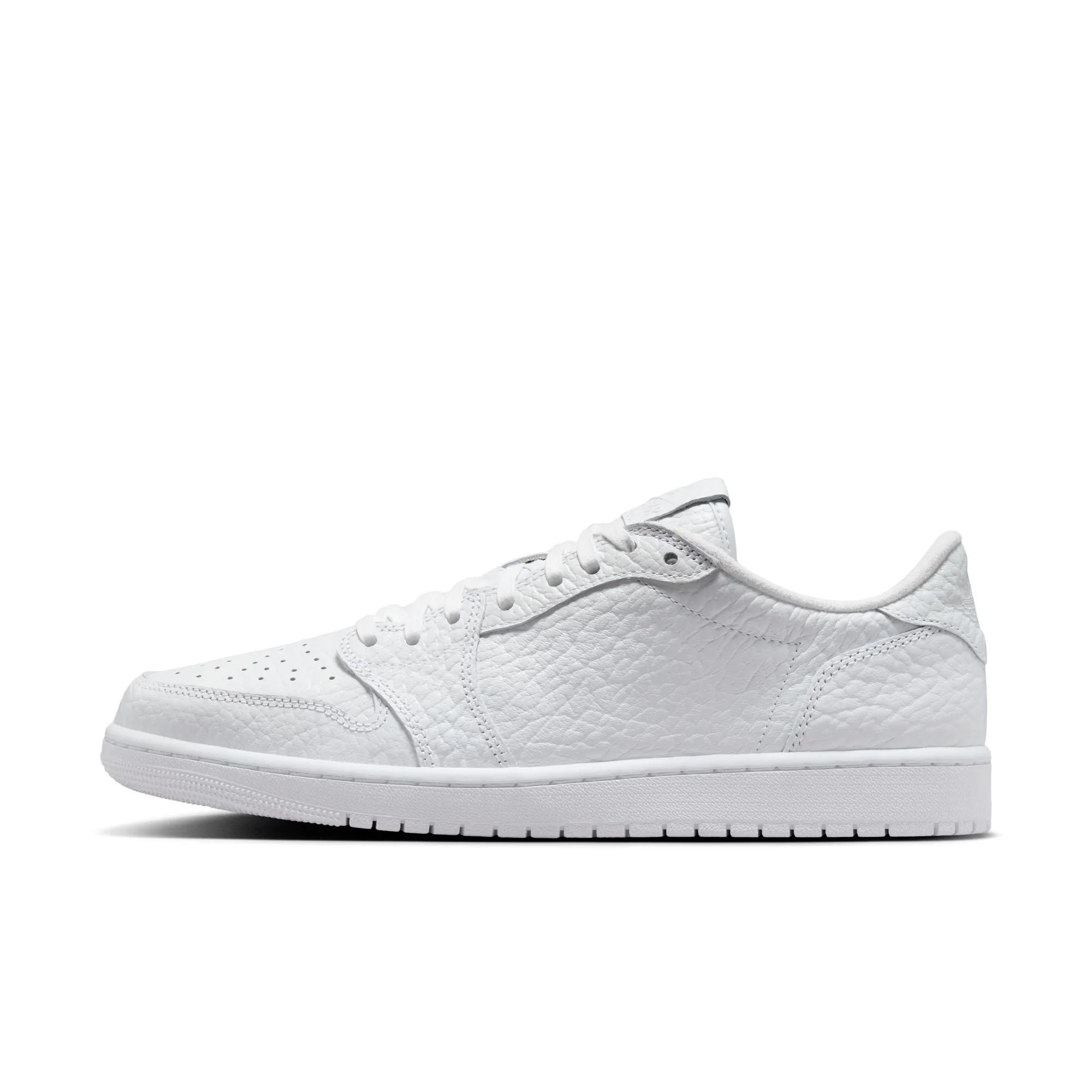 Air Jordan 1 Retro Low Men's No-Swoosh White/white-white 872782-100 Nike Basketball Shoes Michael Jordan