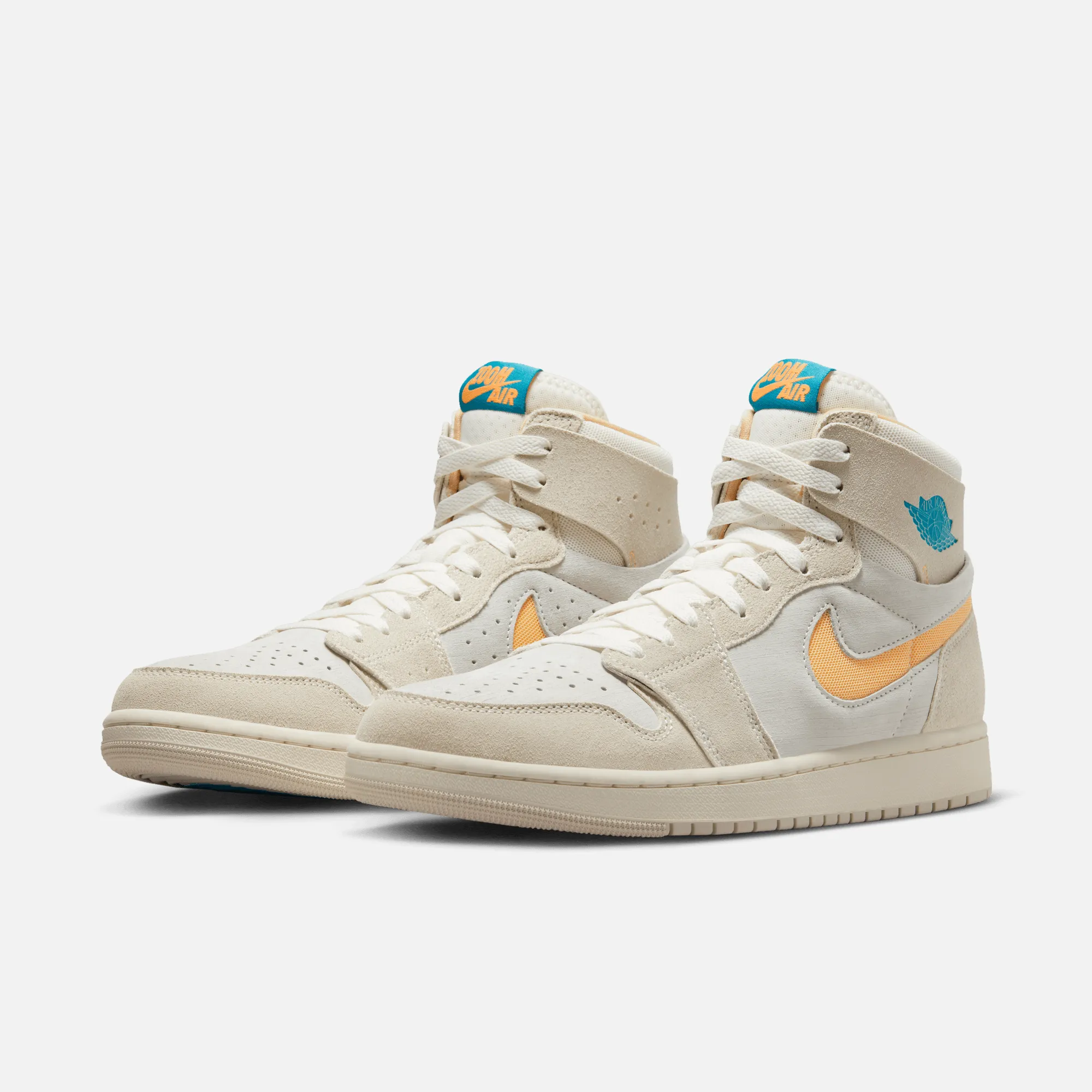 Retro Nike Basketball Shoes Air Jordan 1 Zoom CMFT 2 Light Orewood