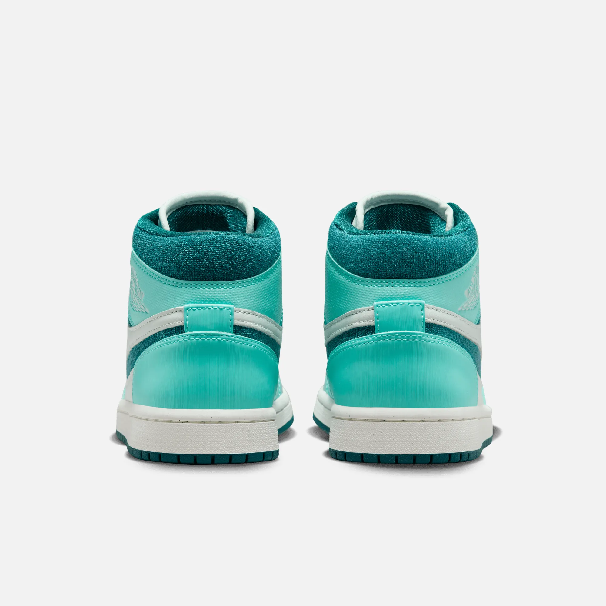 Nike Boxing Shoes Machomai 2 Air Jordan Women's 1 Mid Teal Chenille