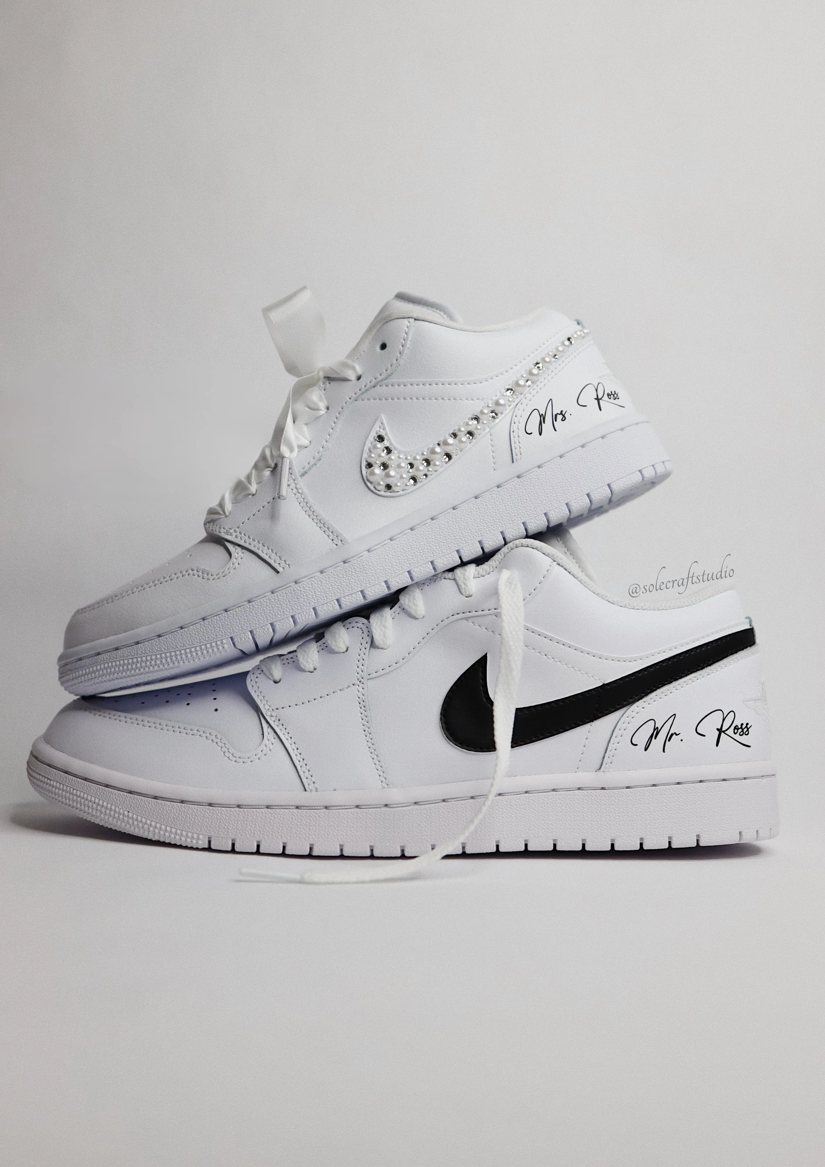 AJ1 Low Groom Edition Nike Inflict Wrestling Shoes