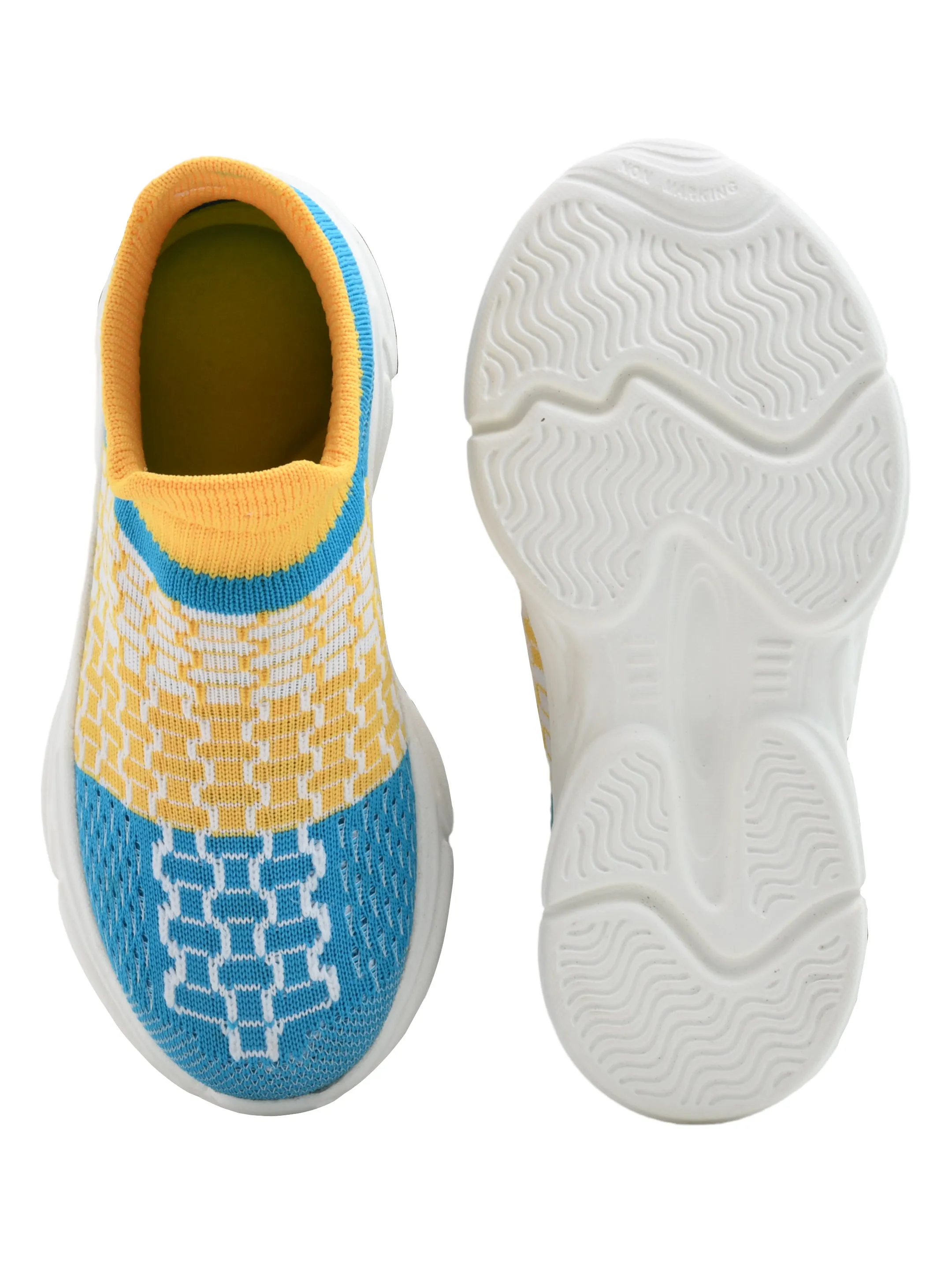 Feet You Wear Basketball Shoes Ajanta Kid Casual Shoe /  Knitted Upper with Cushioned Sole for All-Day Comfort EK2004