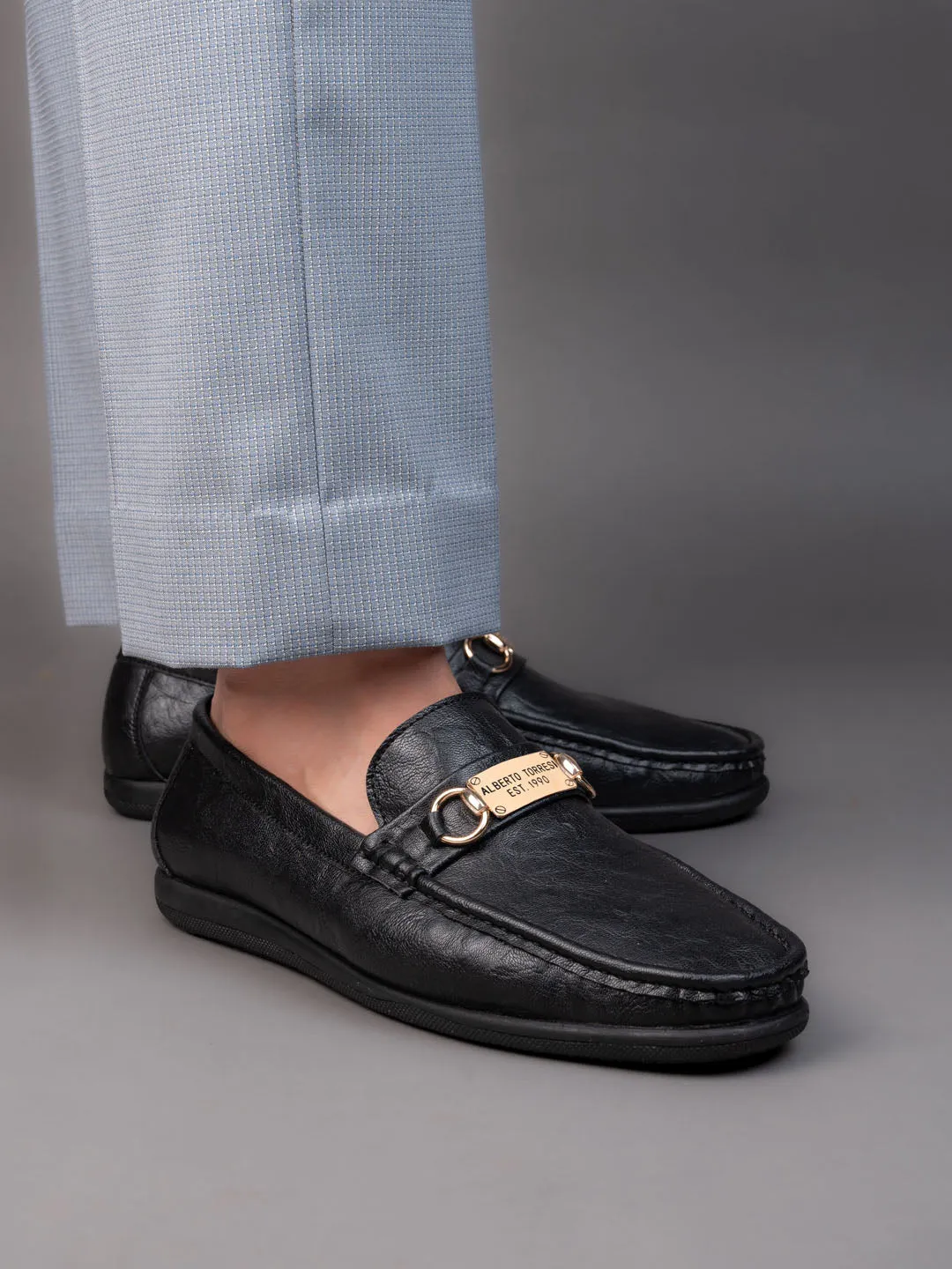 Alberto Torresi Twisty Series 531 Full Flex Rubber Sole Slip In Black Casual Loafers Union Loafers Bagels