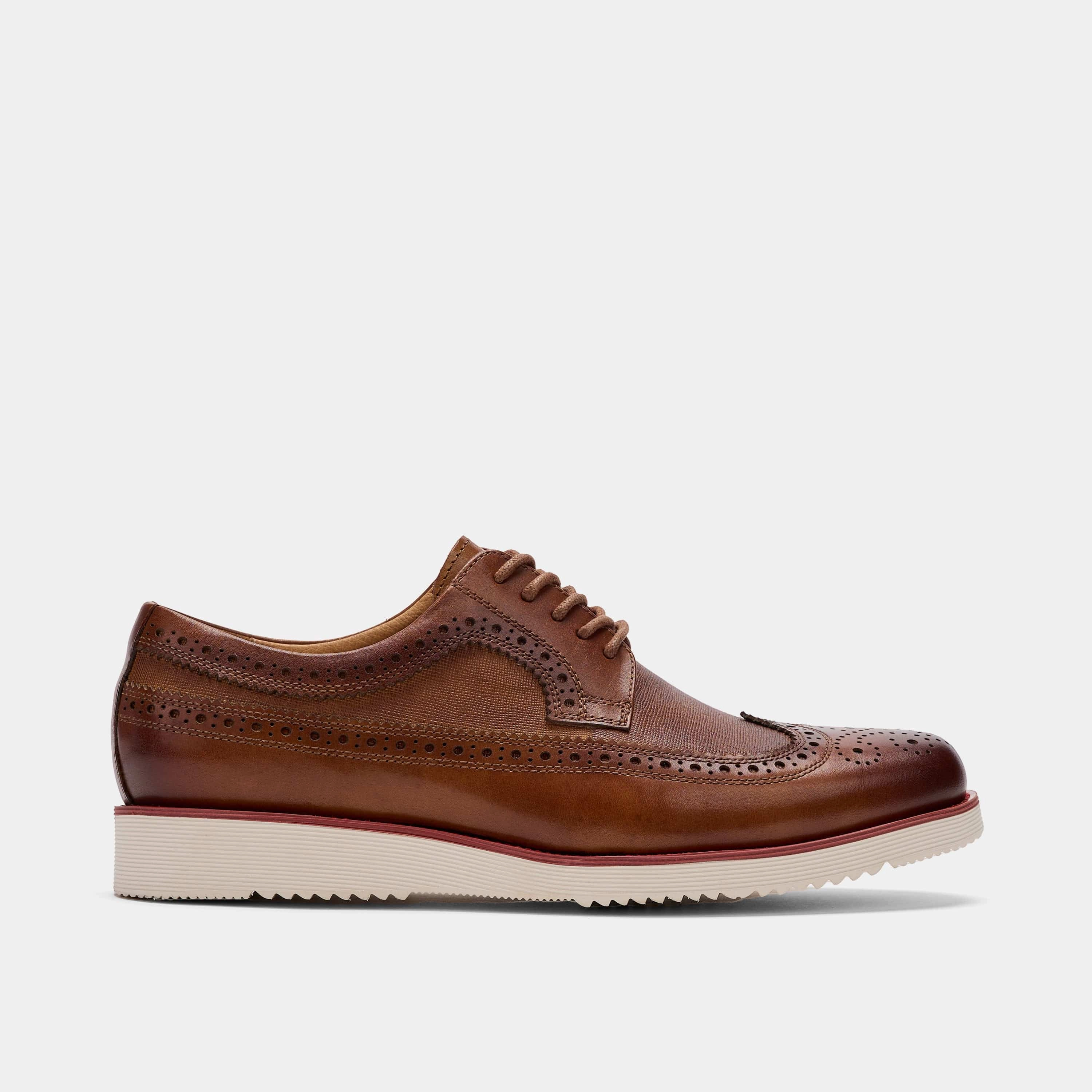 Dress Shoes With Athletic Sole Alexander Cognac Leather Longwing Sneakers
