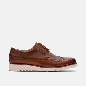 Alexander Cognac Leather Longwing Sneakers Bonafini Dress Shoes