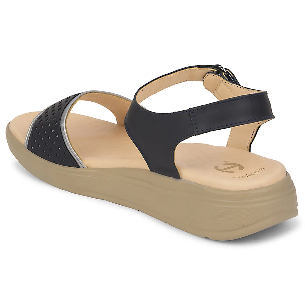 Healers Navy Blue Casual Sandal For Women SOFTER-6W By Liberty Biking With Sandals
