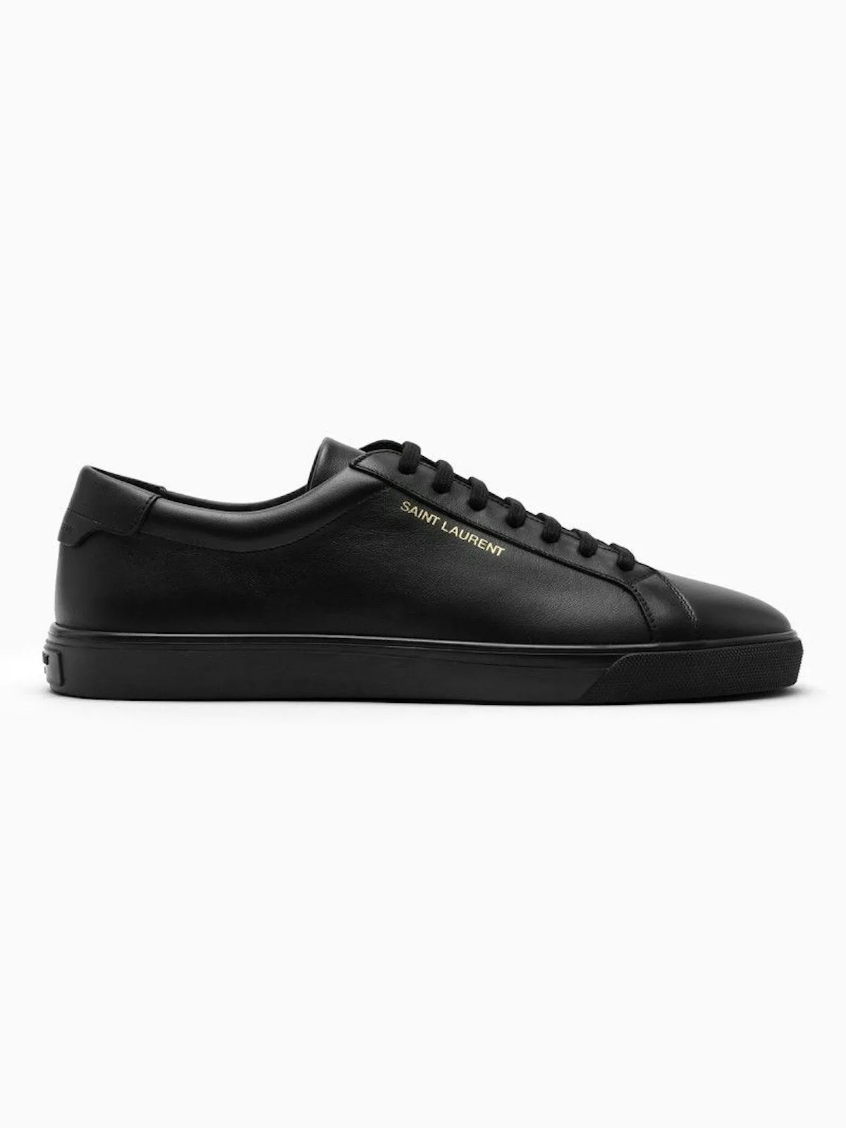 ANDY LOW-TOP SNEAKERS IN BLACK LEATHER Best Shoe Glue For Sneakers