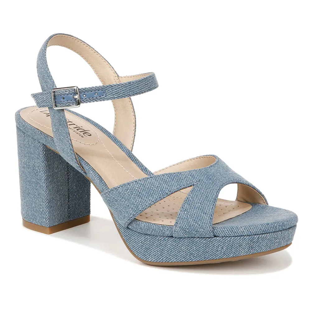 Bottoms Sandals Last Dance 4 Block Heel Platform Sandals