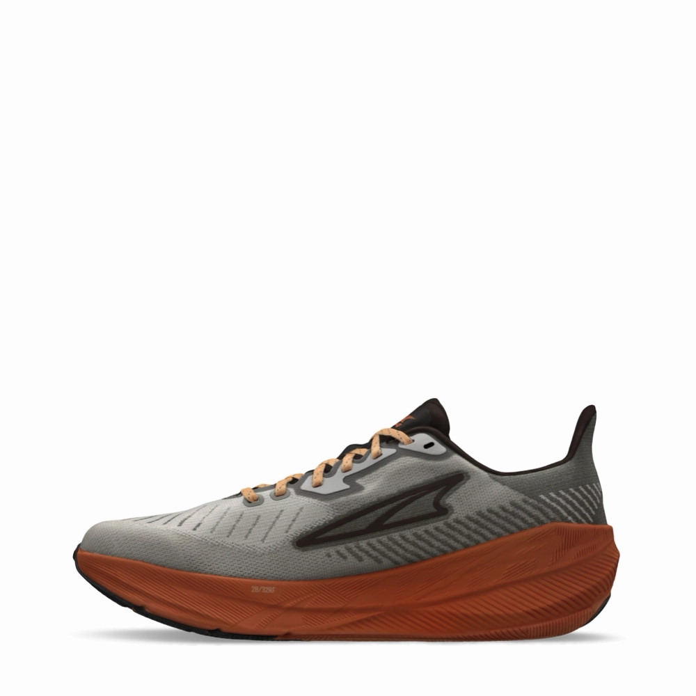 Altra Men's Experience Flow Sneaker in Gray/Orange Best Basketball Shoes For Bad Feet