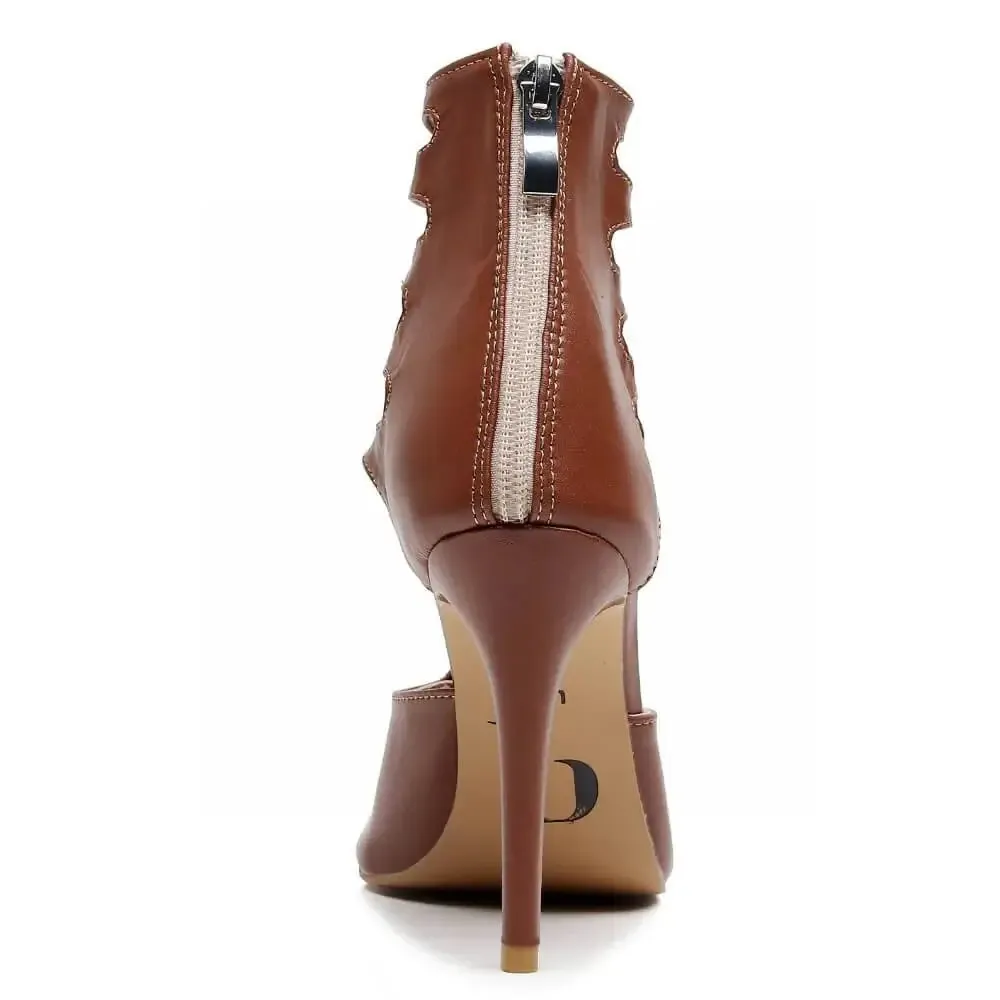 Amalia Adjustable Lace-Up Open-Toe Latin Dance Sandals (Street Sole) Flip Flops Sandals