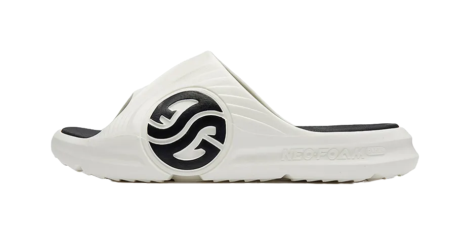 Tai Chi Slippers 361 Quiet Slide Slippers Unisex White Black