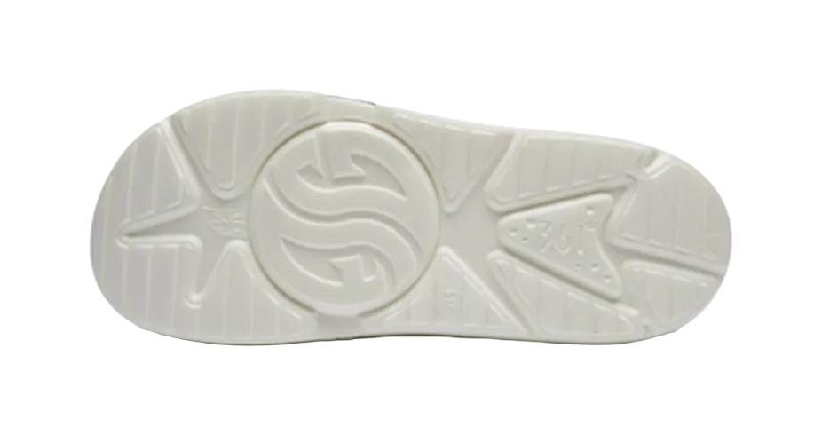 Cozzzy Slippers Mushroom 361 Quiet Slide Slippers Unisex White Black