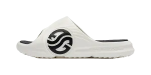 361 Quiet Slide Slippers Unisex White Black Slippers With Detachable Soles