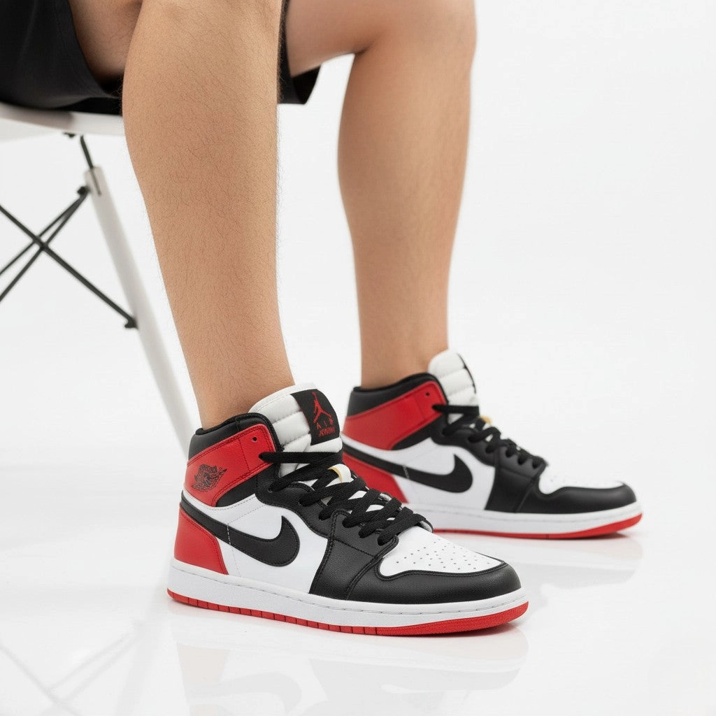 Hand Painted Basketball Shoes Ankle long GA2059