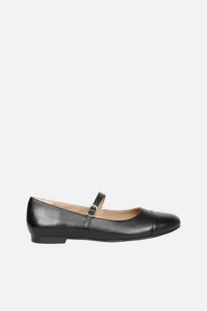 Women Brown Flat Shoes Saint G - Garlen Flat Ballerinas Footwear