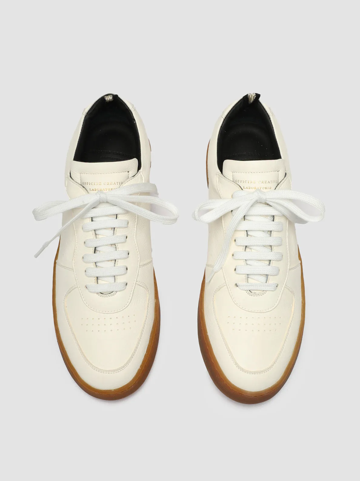 ASSET 001 - White Leather Sneakers Champs Sports Sneakers