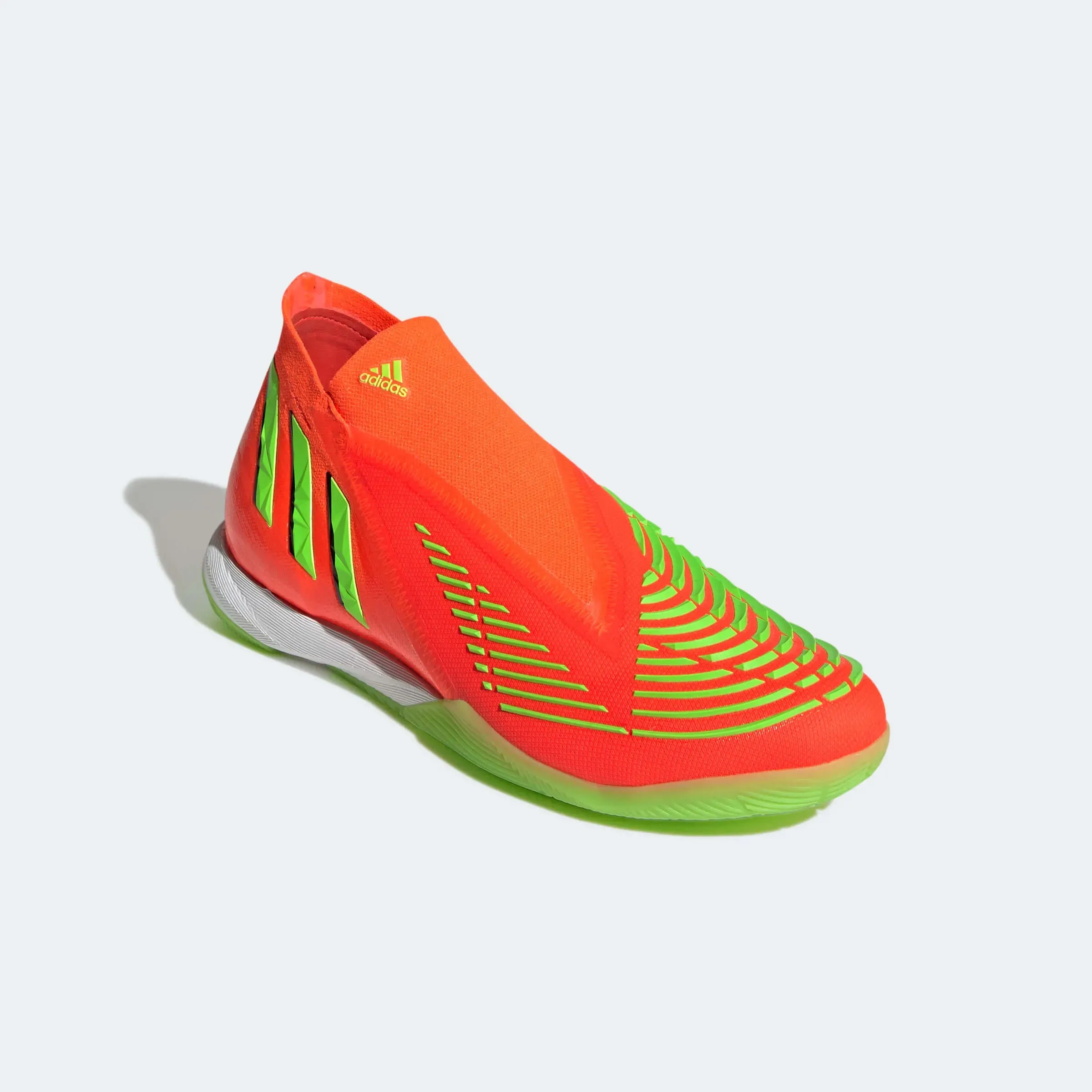 Adidas Stabil Squash Shoes adidas Predator Edge .1 Indoor - Solar Red-Solar Green