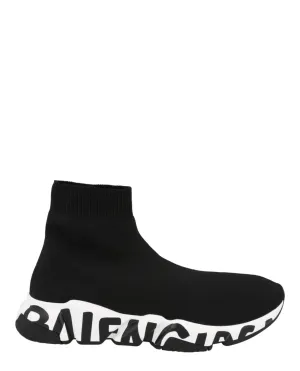 Sneakers Like Sambas Balenciaga Speed Graffiti Knit High Top Sock Sneakers Mens 645334W-2DB7-1015