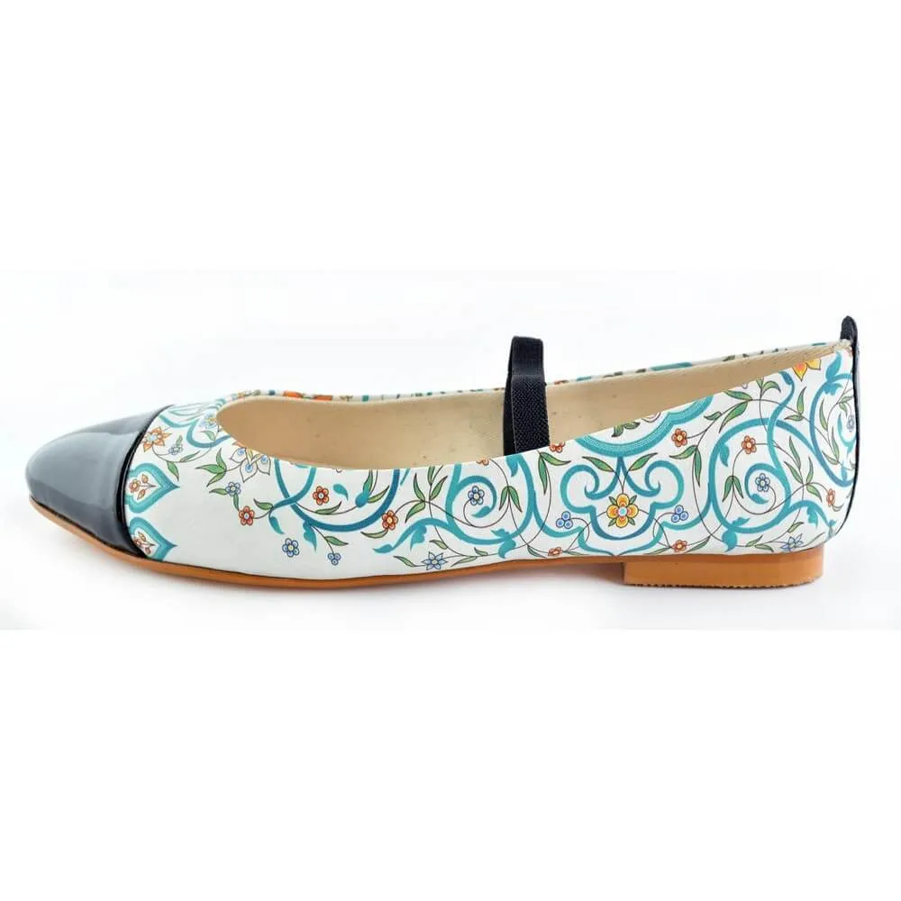 Ballerinas Shoes GRLB104 Silver Flat Bridal Shoes