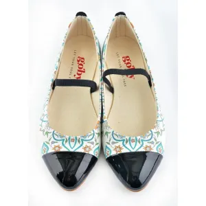 Ballerinas Shoes GRLB104 Flat Fabric Shoes