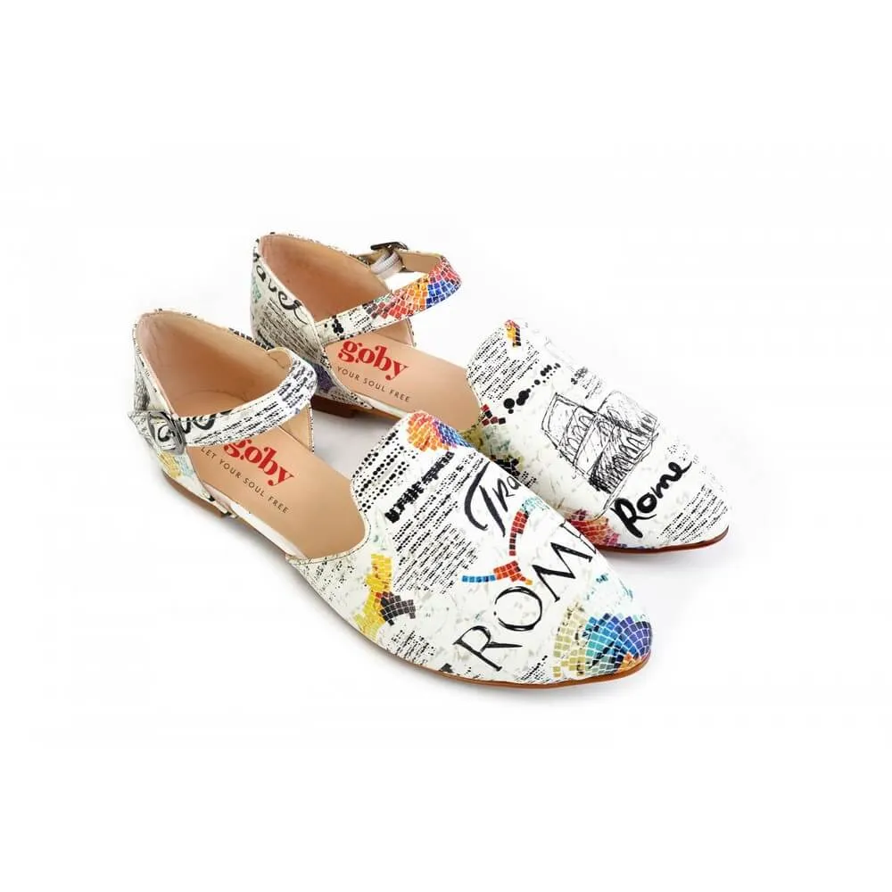 Ballerinas Shoes GRYB107 Teal Shoes Flats