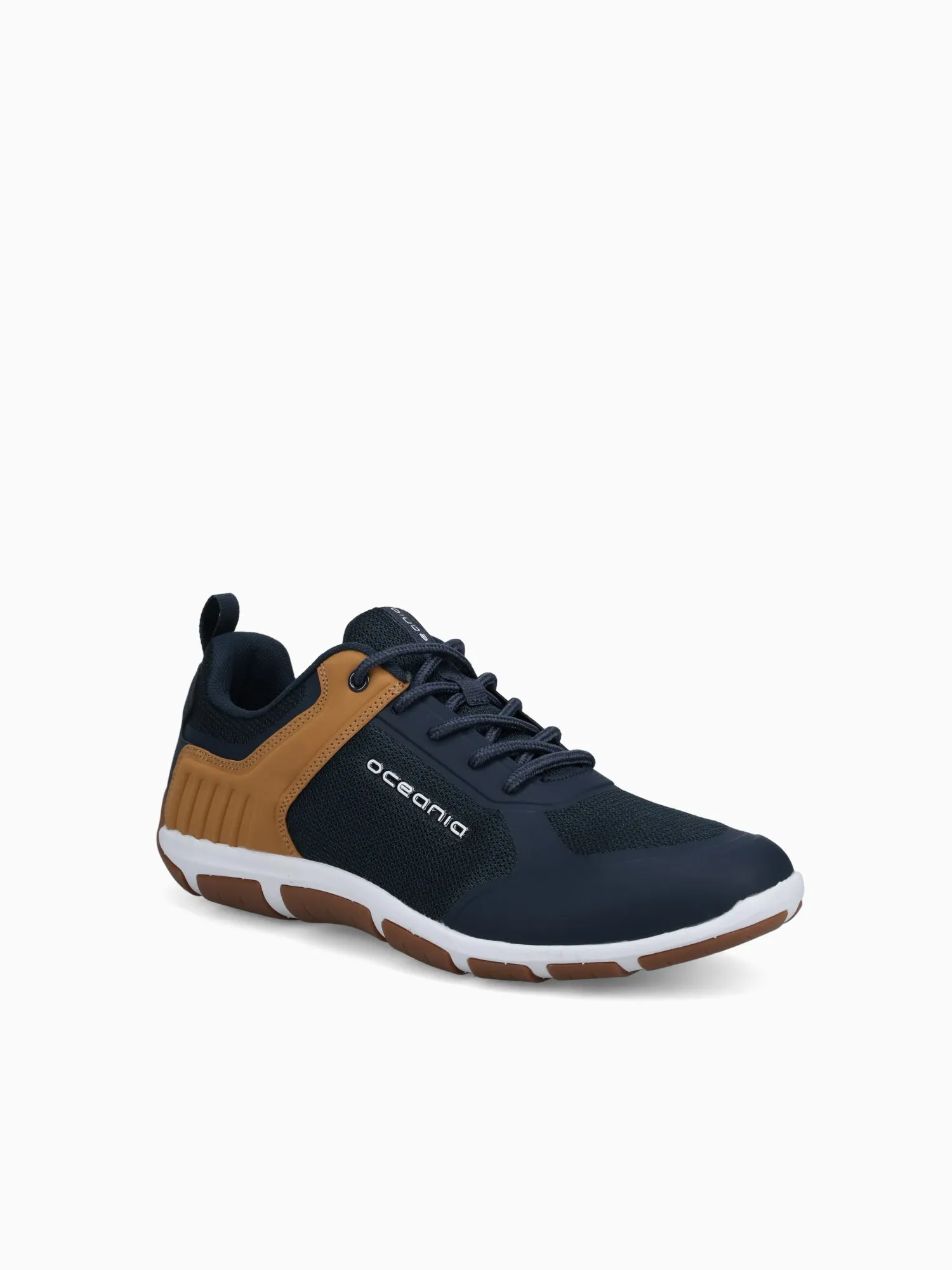 Barents Marine Navy Tan Best Workout Shoes Flat Feet