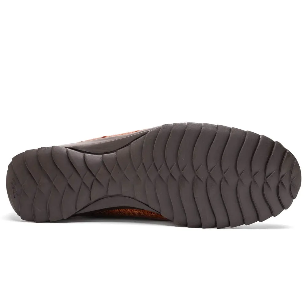 Dress Shoes White Sole Bari Cognac