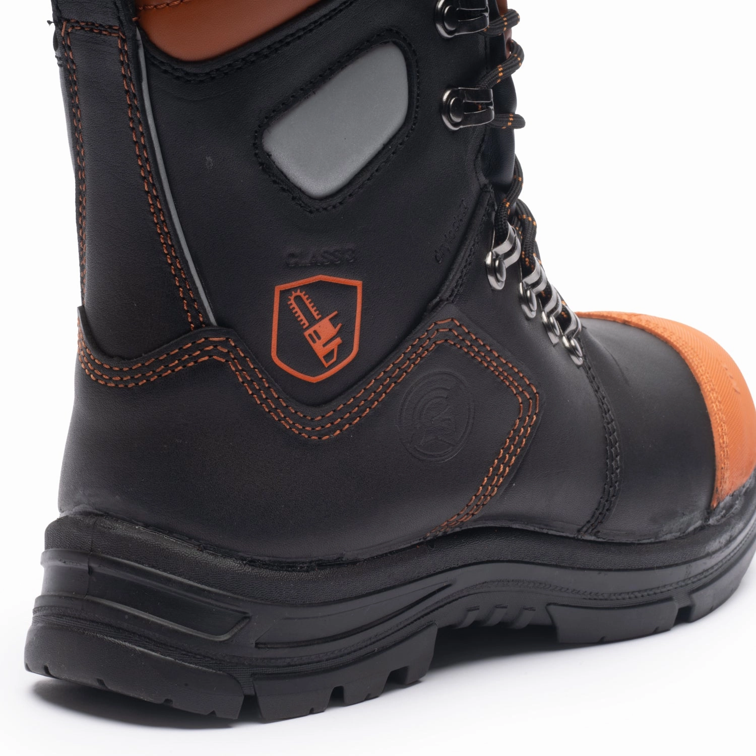 Locking Boots Battler Unisex 8" Composite Toe Chainsaw Safety Work Boots S24005 - Limited Sizing