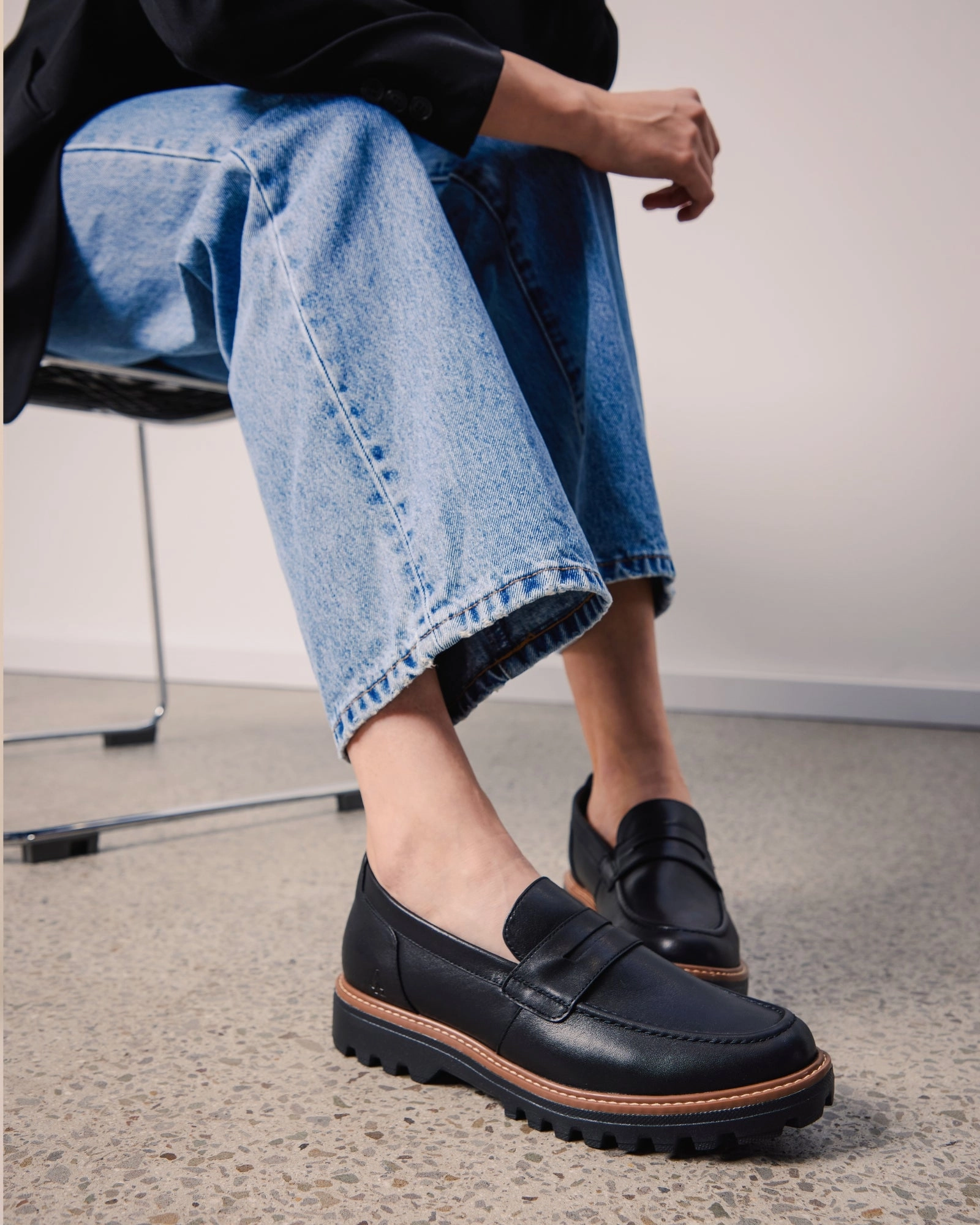 Franco Sarto Cassandra Loafers Beau Black