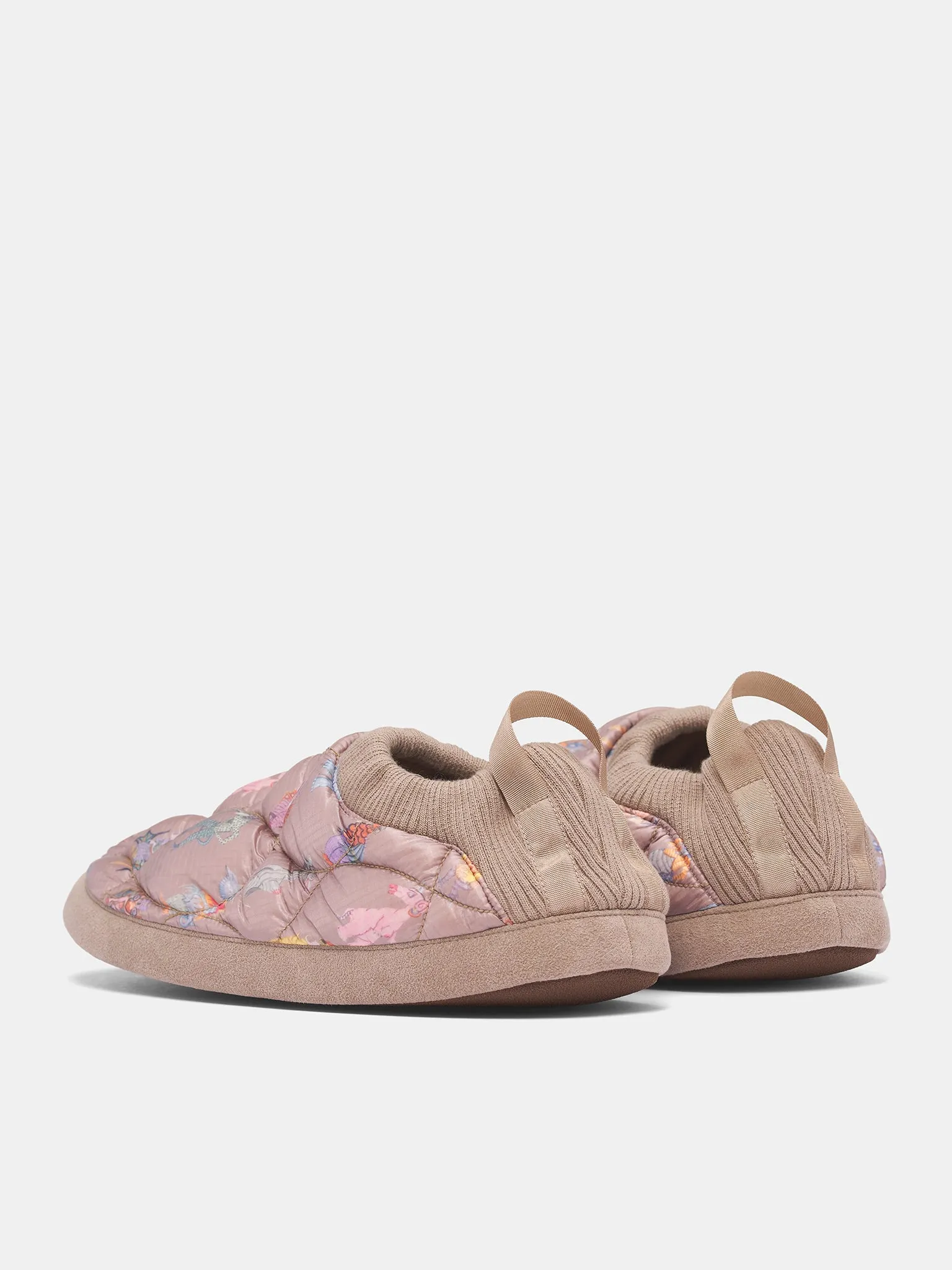 Beige Quilted Print Padded Shoes (UC2E4F02-2-BEIGE-BASE) Brazilian Sneakers