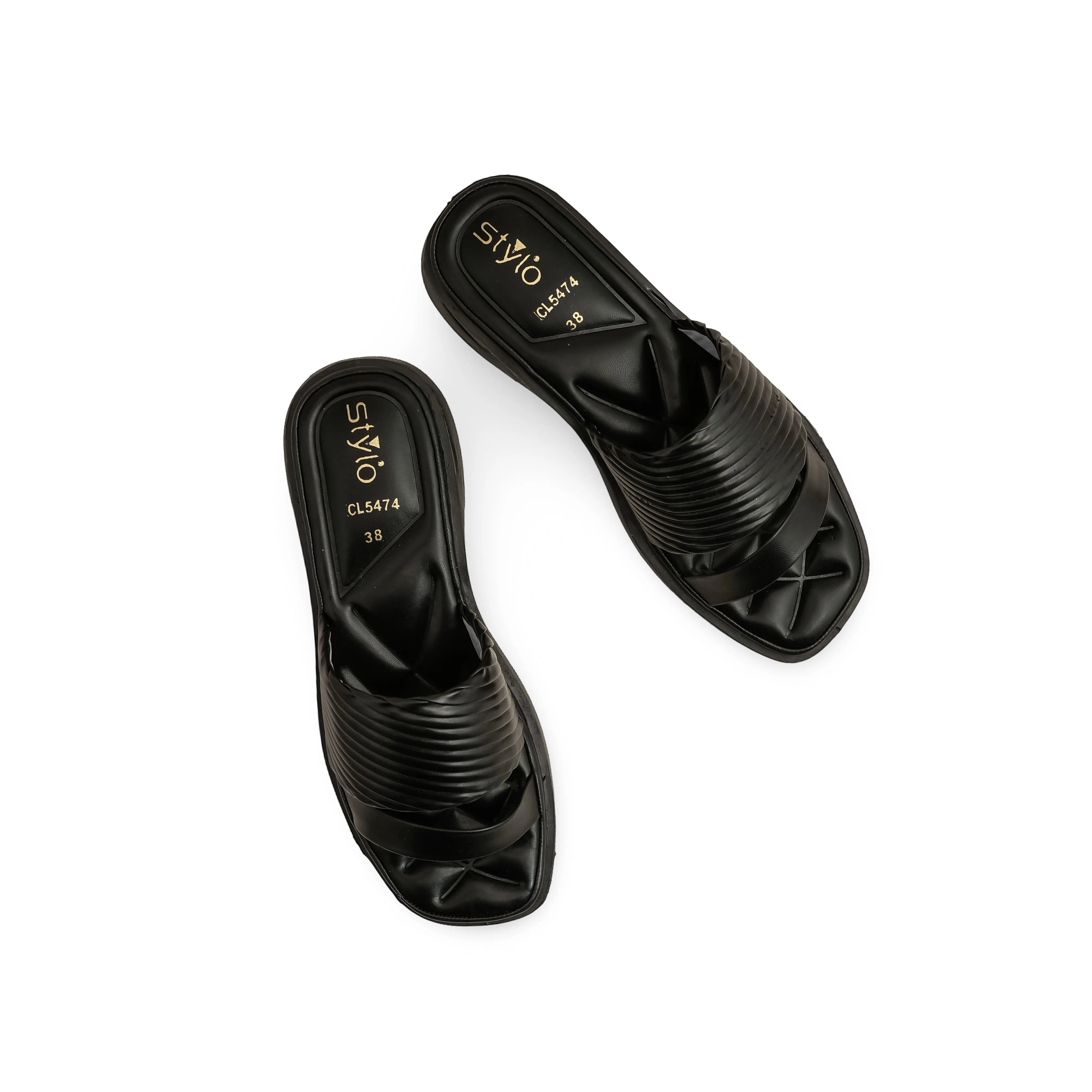 Shoes Size Chart Black Casual Softy For Women CL5474