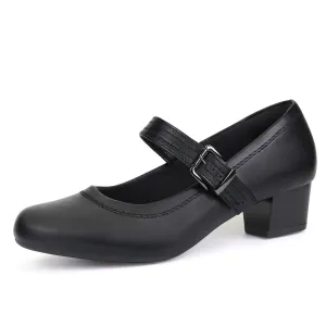 Dress Shoes Size 1 Black Pumps Dress-Violet